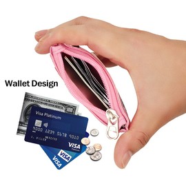 【2025 Latest】 Cute Badge Holder Retractable Lanyard Reel Clip with Heavy Duty Carabiner, 1 Clear ID Window, and 4 Card Slots in 2 Sided for Students Teens Boys Girls Women