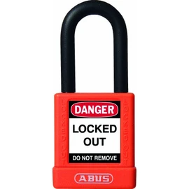 ABUS 59113 Non Conductive Lock Out Tag Out Anodized Aluminium Padlock - Orange