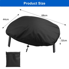 Barbecue Cover for Weber Q100/Q1000 & Enders Urban - Waterproof Oxford Fabric Cover with Silver Inner Coating - Windproof & Weatherproof for Camping, Garden & Outdoor