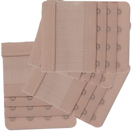 Sukmazz Bra Strap Extenders, Women Elastic Extensions Bra Extender Set, 4 Piece,Skin