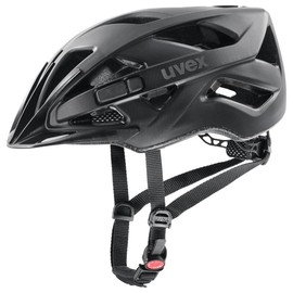 uvex touring cc Lightweight All-Round Helmet for Men and Women - Individual Size Adjustment - Expandable with LED Light - Matte Black - 52-57 cm