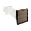 SPARES2GO Exterior Wall Venting Kit for Indesit Tumble Dryers (Brown,
