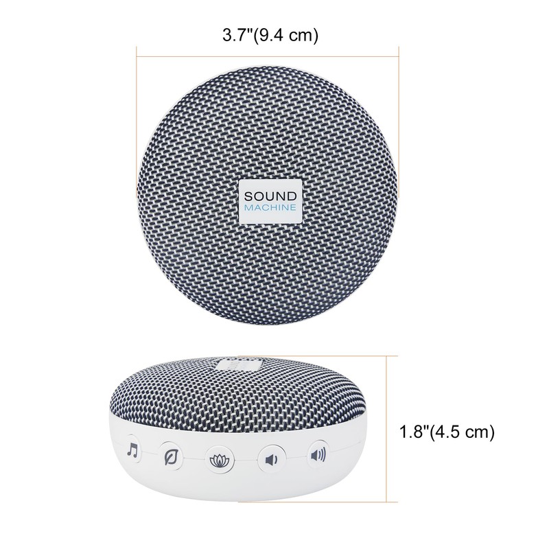 BIGMONAT White Noise Machine with 36 Natural Soothing Sounds and