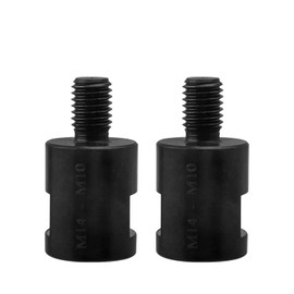 Bestgle 2Pcs M10 Male Thread to M14 Female Thread Adapter Converter for Angle Grinder Polisher Diamond Core Bit Interface Converter