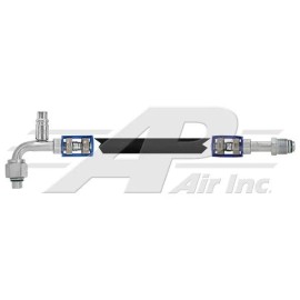 AP Air 212RD43P11 Mack Compressor End A/C Suction Hose Replacement - 1 Year Warranty