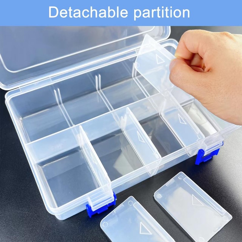 Gentpovth Universal Sorting Boxes, Pack of 2, 8 Grids, Practical