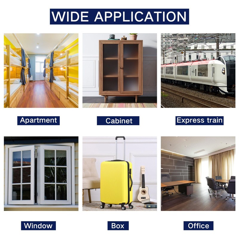 Combination Lock, 6 Digit Password Locker Lock Aluminum Alloy Code