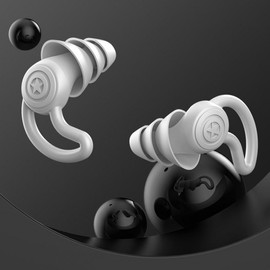 Sleep Earplugs: Noise Cancelling for Travel & Snoring Black