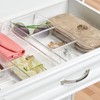 iDesign 3-Section Drawer Organizer for Kitchen, Bathroom, and Desk Drawers
