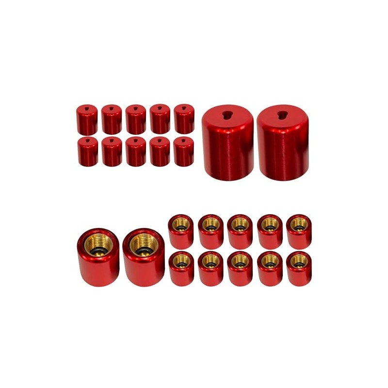 (4 Pack) 1/4 inch HVAC Locking Caps (Tool Sold Separately)