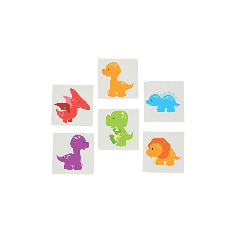LITTLE DINO TATTOOS - Apparel Accessories - 72 Pieces