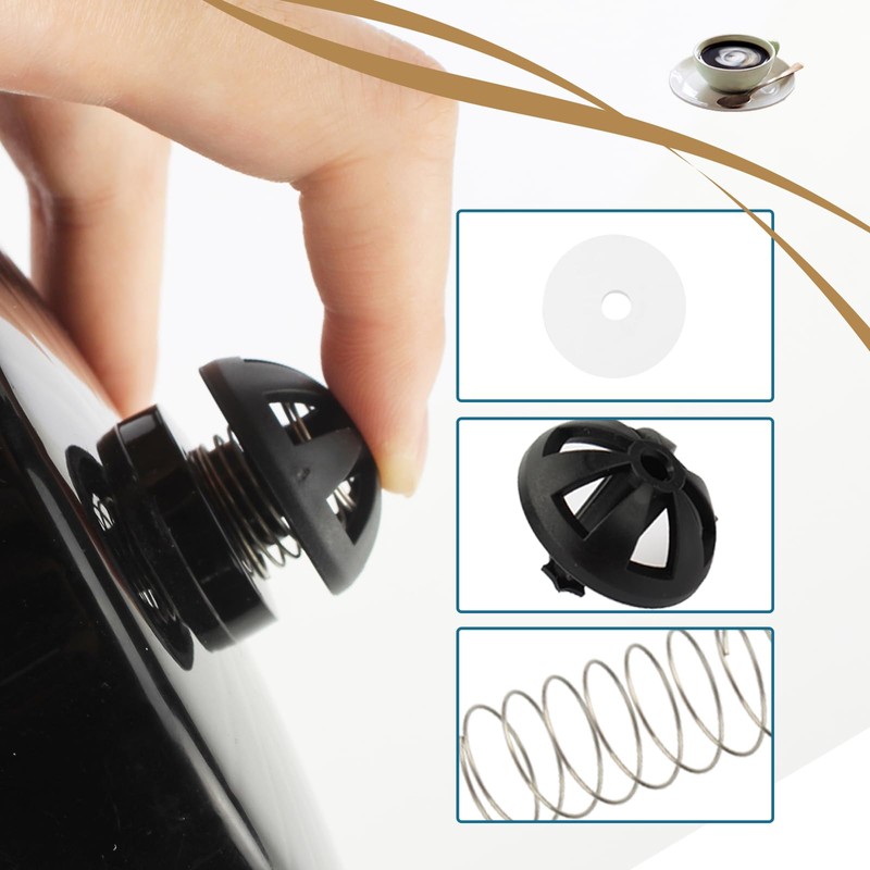 Coffee Machine Brew Basket Bottom Spring Loaded Stopper Kits Replacement