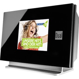 Dual DAB 3A Digital Radio Adapter with Remote Control TFT Display, DAB(+)/FM Tuner, Bluetooth, AUX-IN) Black