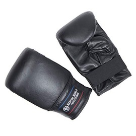 Martial World Punching Gloves 2 PGPROII-L-BK Black L