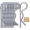 SKIR'CO (10 pcs) Zinc Plated Steel Spring Cotter Pins 2