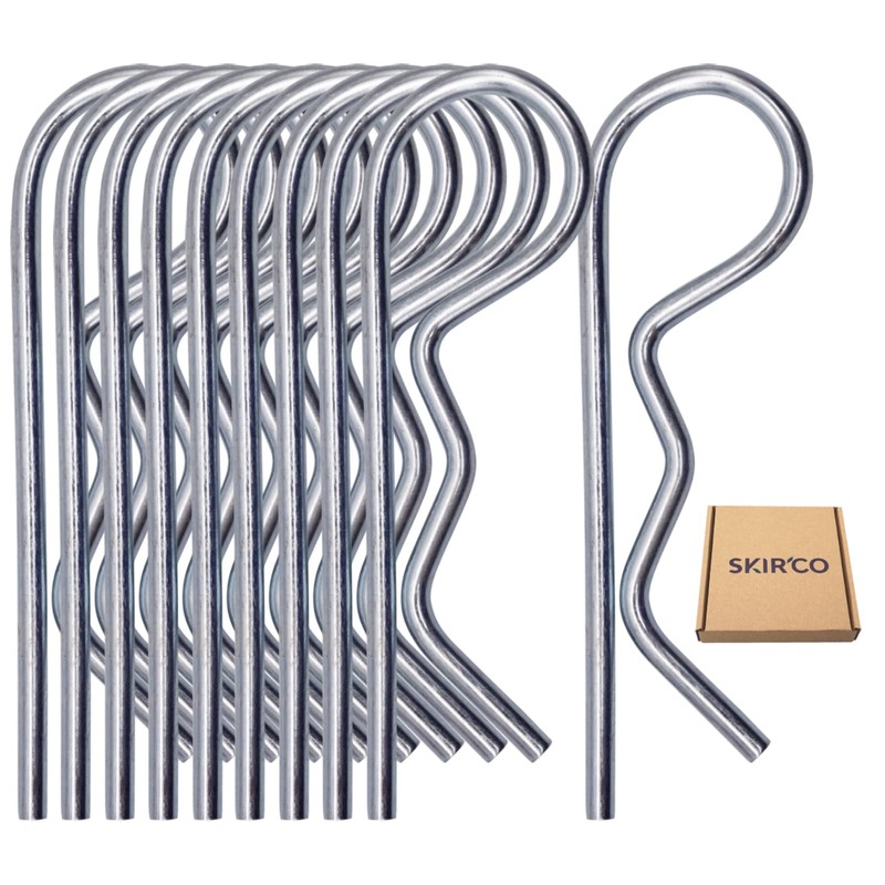 SKIR'CO (10 pcs) Zinc Plated Steel Spring Cotter Pins 2