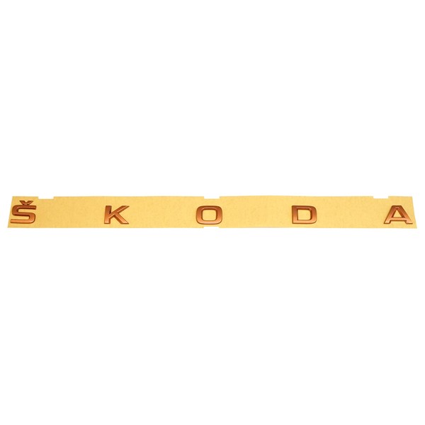 Skoda 5LG853687R60B Lettering Emblem Letters Penny Copper Metallic