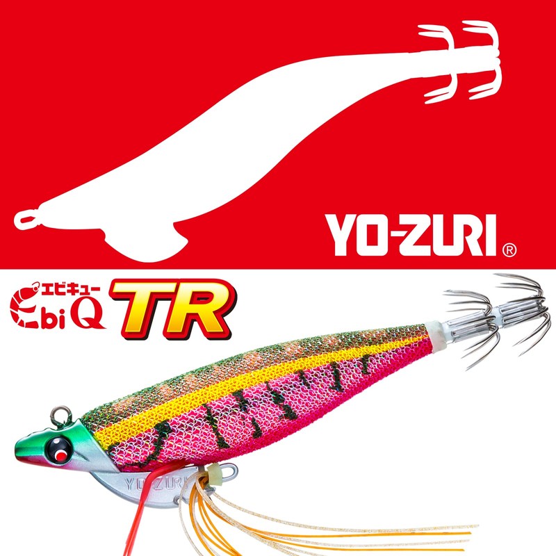YO-ZURI Egi EbiQ TR No. 3.5, 28g Blue Purple, Tippet