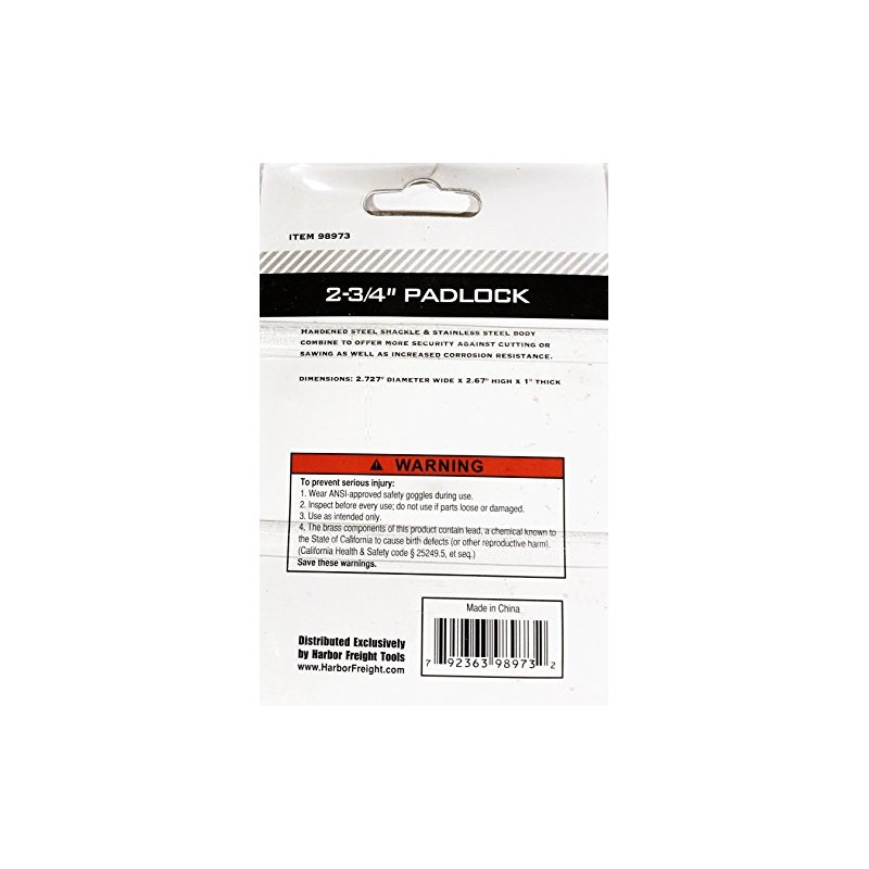 Bunker Hill Security 2-3/4" Circular Padlock