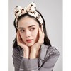 Dofash Cute Rabbit Ears Shower Headbands, Pack of 2, Lovely