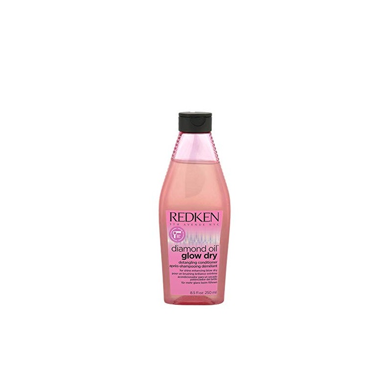 Redken Diamond Oil Glow Dry Detangling Conditioner, Unisex, 8.5 Oz