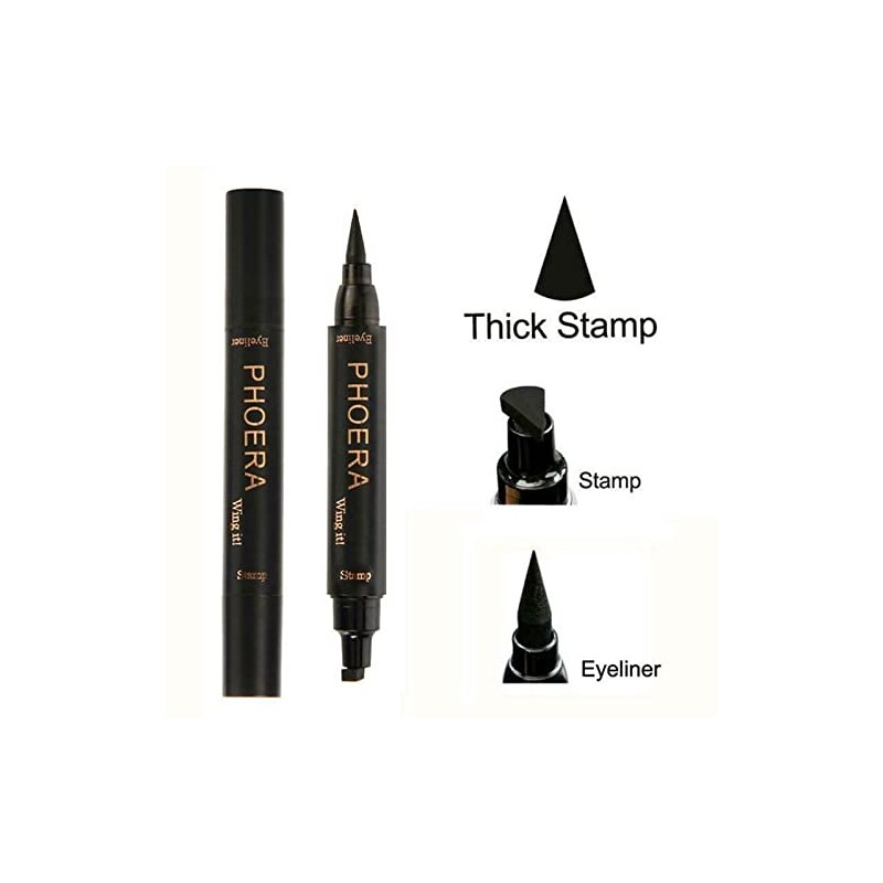 PHOERA 2 in 1 Wing Cat Eye Liner + Stamp