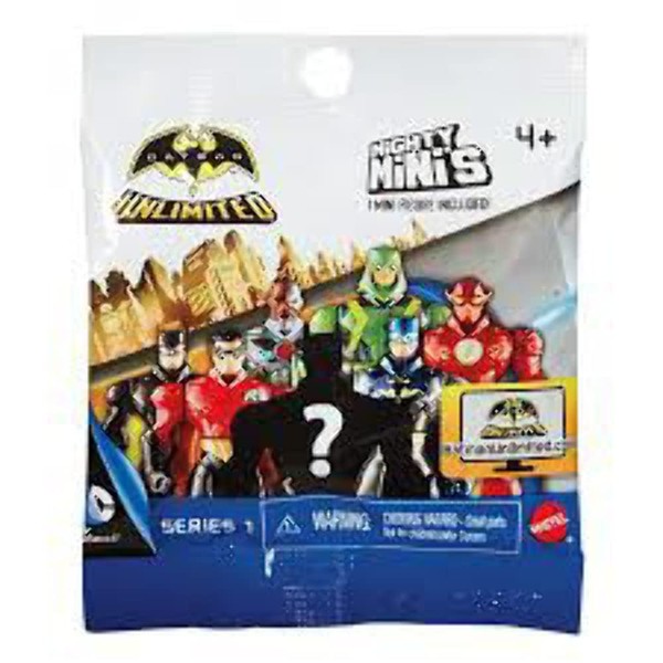 Batman Unlimited Series 2 Mighty Minis Action Figure Blind Packs (3) by Mattel