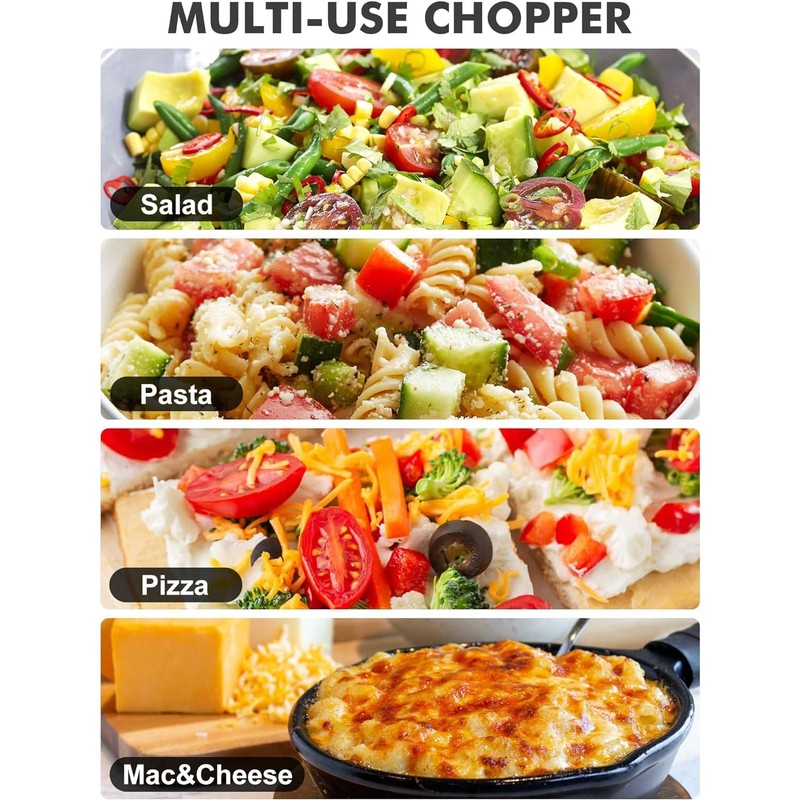 Geedel Vegetable Chopper, Onion Chopper Pro Food Chopper, Kitchen Vegetable