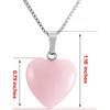Rose Quartz Heart Pendant
