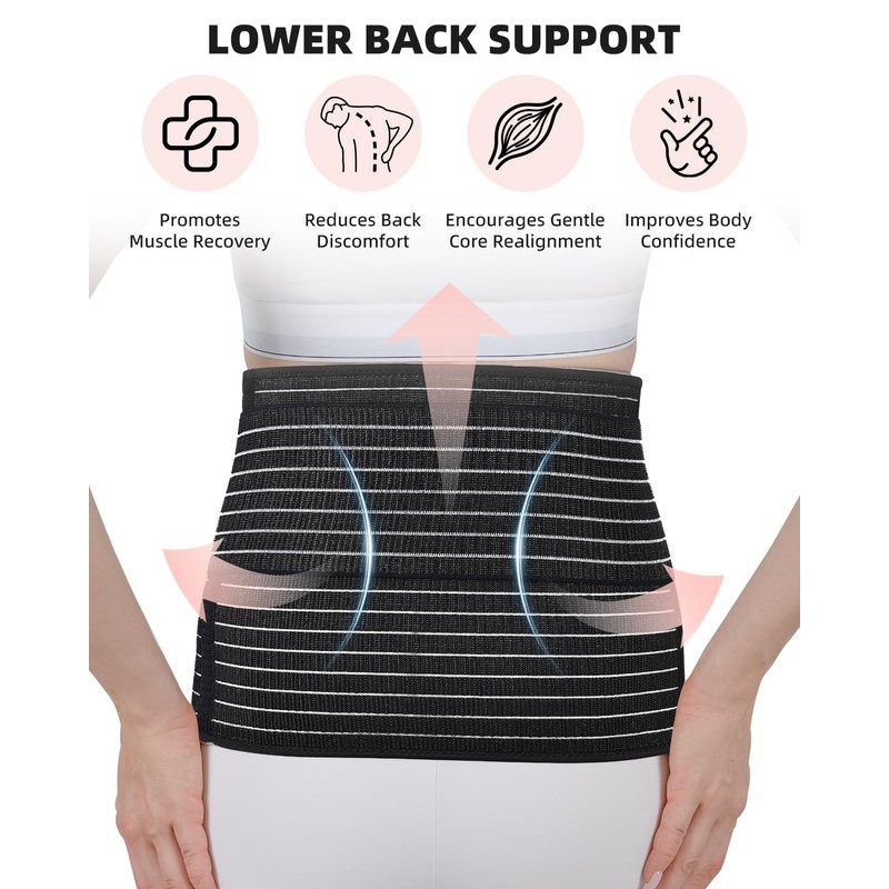 Abdominal Binder Post Surgery Postpartum Belly Band, C-section Belly Binder,