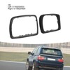 2PCS Car Rearview Mirror Frame Left Right Impact Resistant Protective