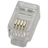 InstallerParts RJ22 4P4C Plug for Handset Flat Stranded Wire 100pk