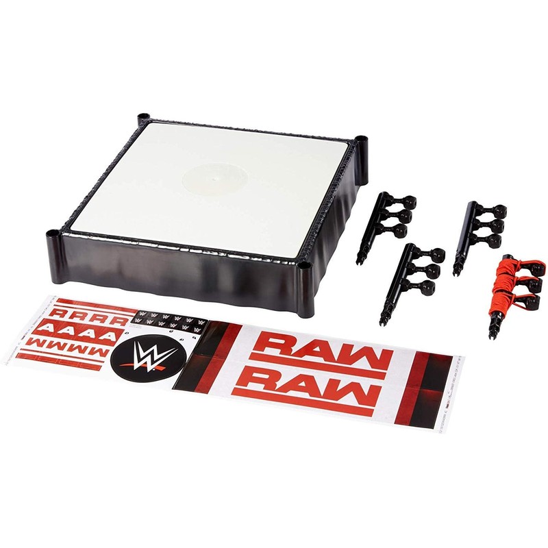 WWE Superstar Wrestling Ring, RAW, Complete with Pro-Tension Technology and