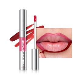 Erinde Tinte de Labios Peel off, Delineador de Labios Peel off de Larga Duración, Tinte Resistente al Agua y no Pegajoso, Maquillaje Labial Peel-off Para Mujer con Colores Muy Pigmentados,#01