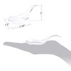 Kingrol 200 Plastic Appetizer Spoons, Disposable Tasting Spoons for Desserts,