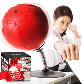 Desktop Punching Bag, Super Strong Suction Boxing Bag Speed Balls Heavy Duty Stress Relief Boxing Bag, Cool Stuff for Office, White Elephant Gift for Boss or Coworker