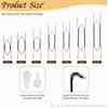 4 Pack Plate Hangers for Wall, Suitable for 8-10 inch
