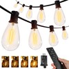 Ollny S11 100FT Outdoor String Lights with Remote, Plug in