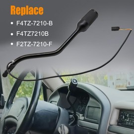 SHOZHO Transmission Gear Shifter Lever Fit for Ford F150 F250 F350 F53 F59 Bronco 1992-1997 Replace F4TZ-7210-B F2TZ-7210-F with Overdrive Switch Kit