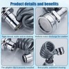 Sgphrzlt Faucet Extender for Bathroom Kitchen Sink with Stretchable Hose,