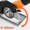 0-45° Angle Adjustable 0-40mm Cutting Depth Adjustment Positioning Bracket Angle