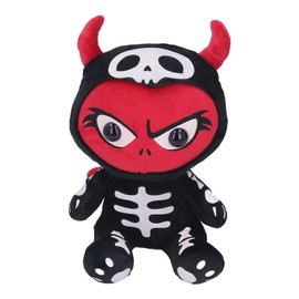 Soft Plush Toy Devil Style Cute Expressions PP Cotton Filling Stuffed Figure Doll for Kids Type 1