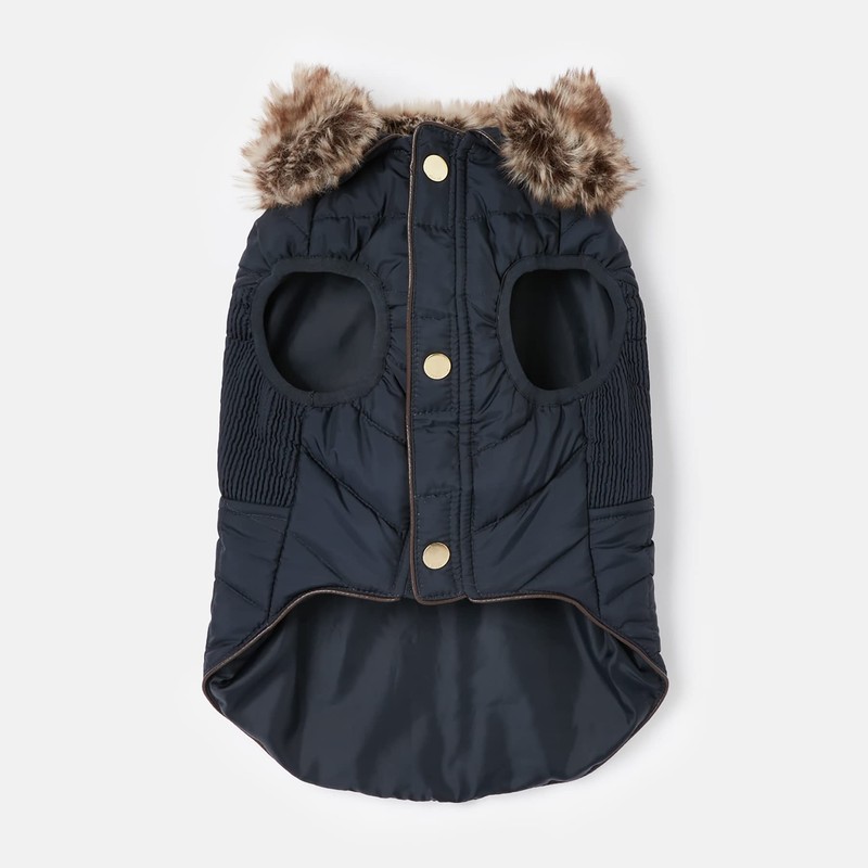 Rosewood Joules Cherington Coat For Dogs, Small Navy Blue