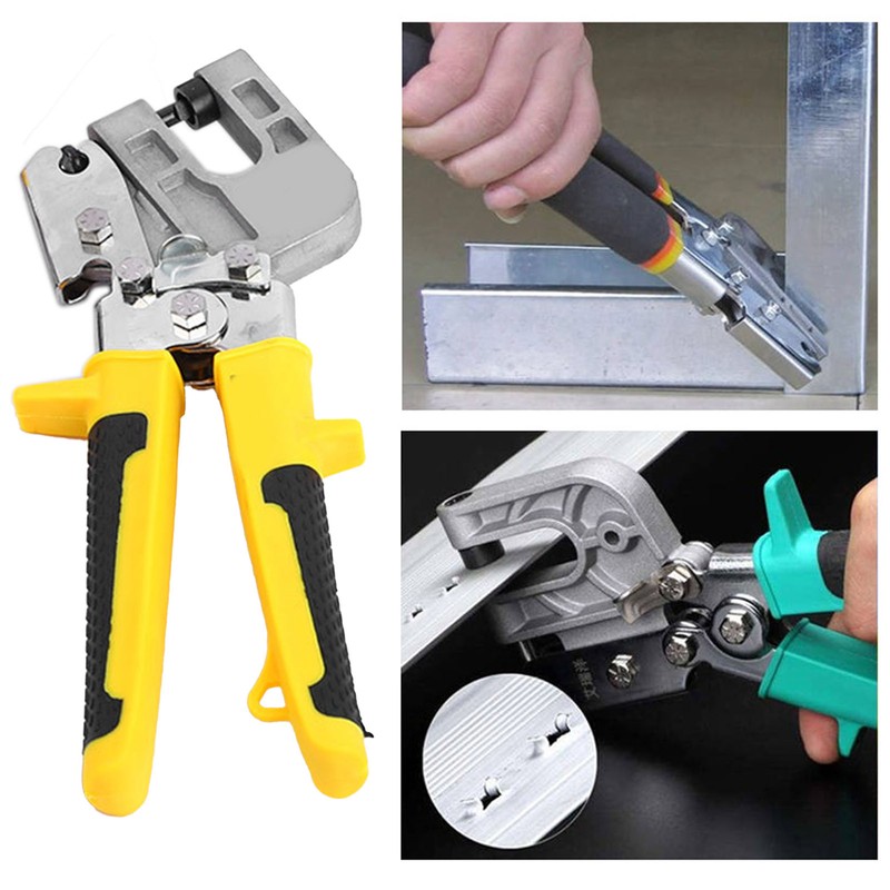Keel Pliers Forceps Steel Ceiling Riveting Clamp Stud Crimper Woodworking