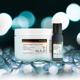 Mad Skincare Radiance Brightening Mask 240g+Booster 30ml Whitening Mask / 매드스킨케어 래디언스 브라이트닝 마스크 240g+부스터 30ml 화이트닝마스크