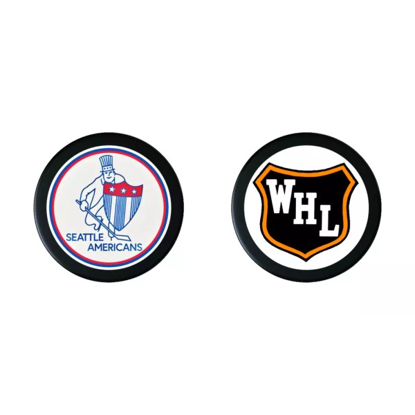 Unbranded 1955 Western Hockey League WHL Seattle Americans Souvenir Hockey