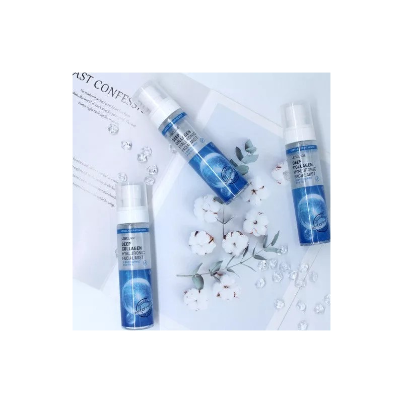 Bidameun Mist Facial Coreano, Hialurónico & Colágeno_ Antiarrugas_4pz