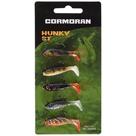 Cormoran Lure Minijig Sets Hunky Male Pack of 5 Weight 1.8 g, Red/Green/Brown/Silver/White, 50 – 30098
