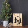 Nativity Manger Stencil - Reusable Stencil for Painting - Great