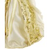 14" Inch Standing Sequin Sash Golden Harp Angel Christmas Tree